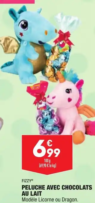 ALDI Peluche avec chocolats au lait offre