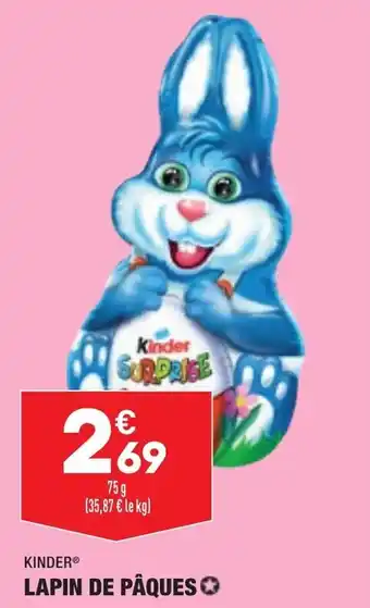 ALDI Lapin de Pâques offre