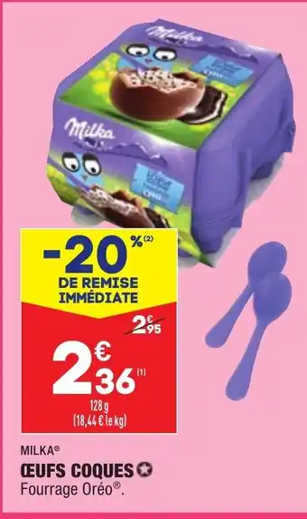 ALDI Œufs Coques offre
