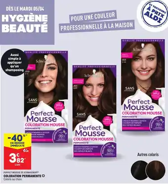 ALDI Coloration permanente offre