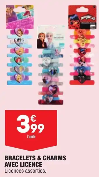Bracelets & Charms avec Licence