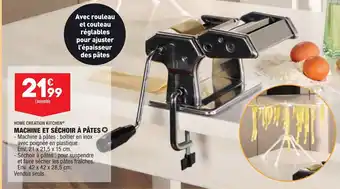 ALDI Machine et séchoir à pâtes offre