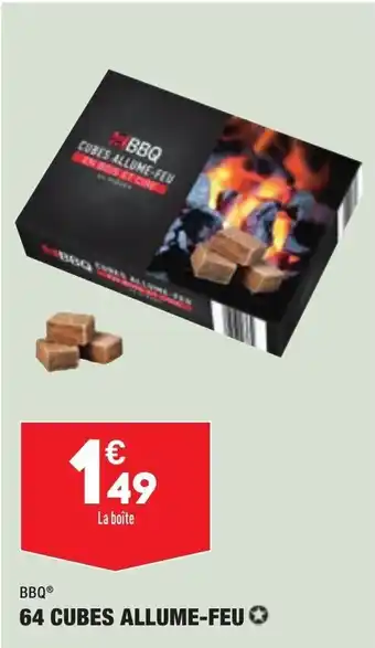 ALDI 64 Cubes Allume-Feu offre