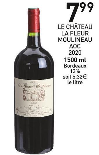 Stokomani Le château la fleur moulineau le château la fleur moulineau aoc 2020 offre