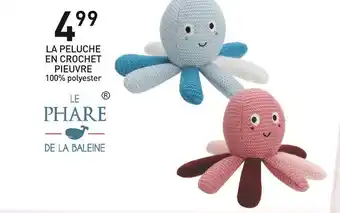 Stokomani Le phare de la baleine la peluche en crochet pieuvre offre