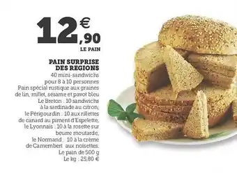 Hyper U Pain Surprise Des Régions offre