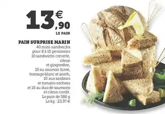 Hyper U Pain Surprise Marin offre