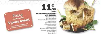 Hyper U Pain Surprise Moelleux Aux Graines offre