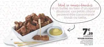 Hyper U Rillons Cocktail offre