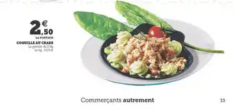 Hyper U Coquille Au Crabe offre
