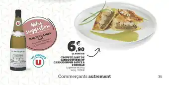 Hyper U Croustillant De Langoustines Et Champignons Sauce à L'oseille offre