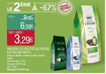 Match Mini Oeufs Les Recettes de L'atelier offre