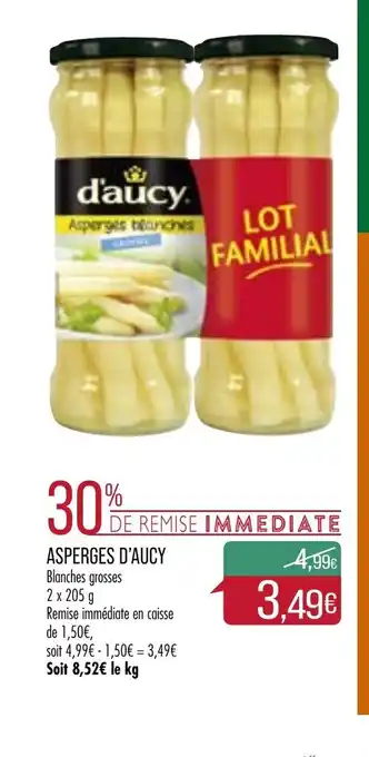 Match Asperges D'aucy offre