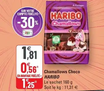 Chamallows choco HARIBO
