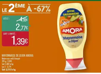 Match Mayonnaise de Dijon Amora offre