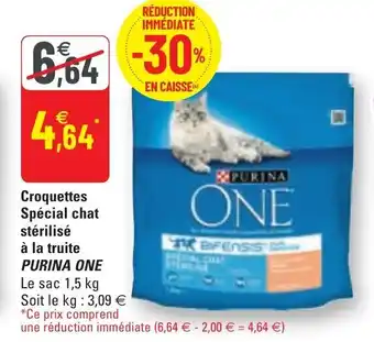 G20 Croquettes spécial chat stérilisé offre