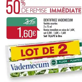 Match Dentifrice VAdemecum offre
