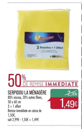 Match Serpidou La Ménagère offre