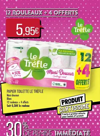 Match Papier Toilette Le Trèfle offre