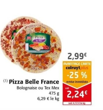 Colruyt Pizza Belle France offre
