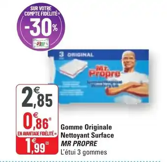 G20 Gomme originale nettoyant surface offre