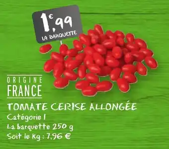 G20 Tomate cerise allongée offre