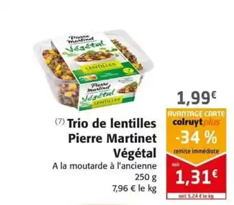 Trio de lentilles