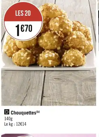 Géant Casino Chouquettes offre