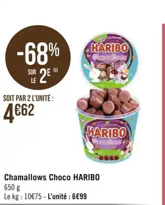 Géant Casino Haribo chamallows choco offre