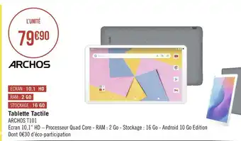 Géant Casino Archos tablette tactile offre