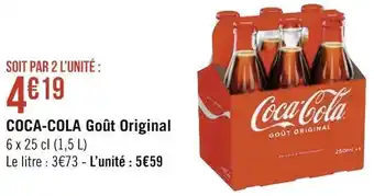 Géant Casino Coca-cola coca-cola goût original offre