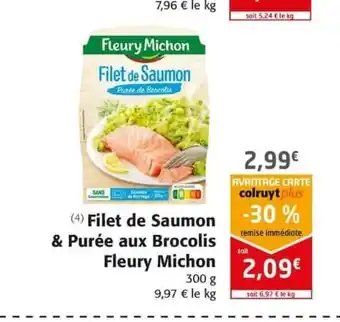 Colruyt Filet de Saumon & Purée aux Brocolis offre