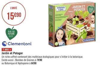 Géant Casino Jardin et potager offre