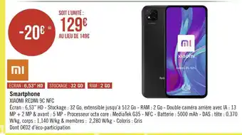Géant Casino Xiaomi smartphone offre