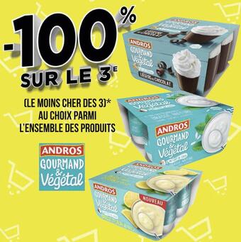 Géant Casino Andros bon plan sur l’ensemble des produits de la marque andros offre