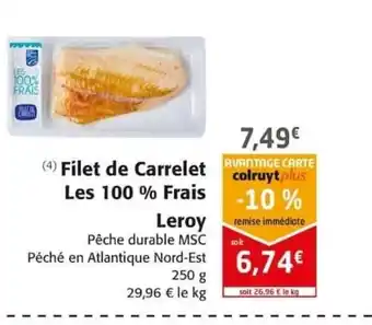 Colruyt Filet de Carrelet offre