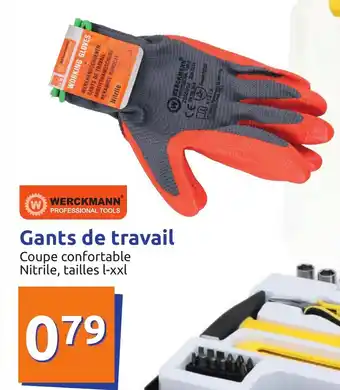 Action Gants de travail offre