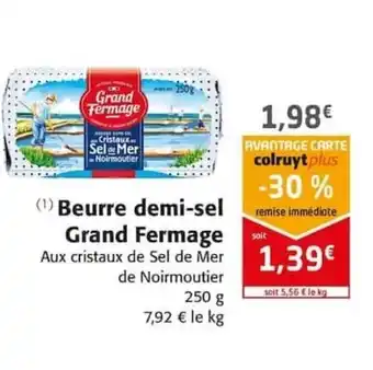 Beurre demi-sel Grand Fermage