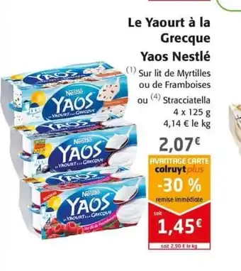 Colruyt Le Yaourt à la Grecque offre