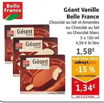 Géant Vanille Belle France