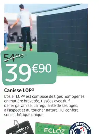 Jardiland Canisse lop offre