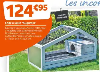 Jardiland Cage à lapin “augustin” offre