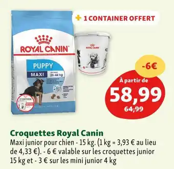 Maxi Zoo Royal canin croquettes offre