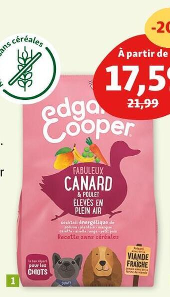 Maxi Zoo Edgard&cooper croquettes offre