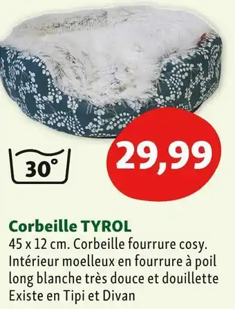 Maxi Zoo Tyrol corbeille offre