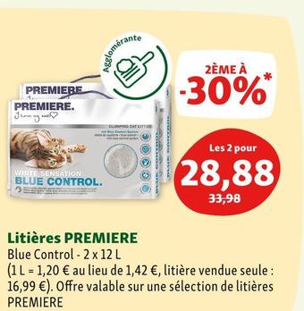 Maxi Zoo Premiere litières offre