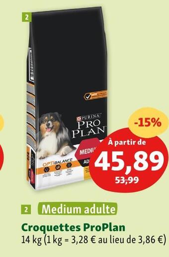 Maxi Zoo Purina croquettes proplan offre
