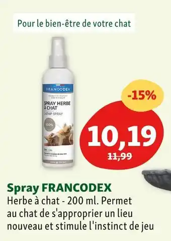 Maxi Zoo Francodex spray offre