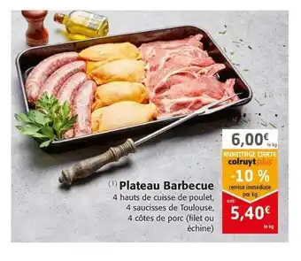 Colruyt Plateau Barbeque offre