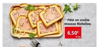 Pâté en croûte mousse Richelieu